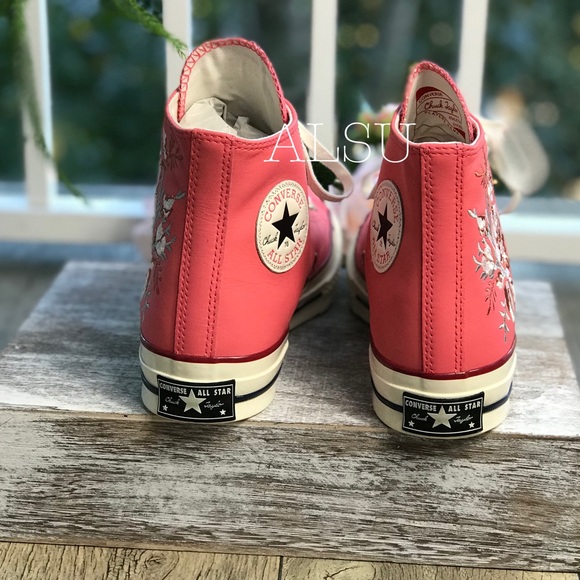 NWT Converse Chuck 70 HI Punch Coral W AUTHENTIC - Picture 3 of 8
